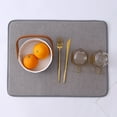thumbnail image 4 of Shoreew Microfiber Drying Mat Super Absorbent Quick-Dry Dish Drying Pad for Kitchen Countertop Heat Resistant Dining Table Mat for Pots Pans Cups, 4 of 7