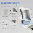 thumbnail image 4 of Ergonomic Office Chair - Home Office Desk Chair with Adaptive Lumbar Support, Computer Chair with Footrest,Armrest, Adjustable Height, 4 of 6
