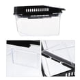 thumbnail image 1 of OULII Rectangular Plastic Reptile Terrariums Carrier 1Pcs, 1 of 8
