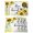 Yellow, variant on Sunflower Floral Placemats Set of 4, Farmhouse Pastoral Daisy Bees Beige Burlap Placemats for Dining Table, Place Mats for Kitchen Tabletop, Waterproof Wipeable Dining Table Mats Set
