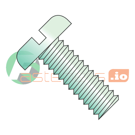 

10-24 x 3/8 Machine Screws / Slotted / Pan Head / Steel / Zinc Green (Quantity: 8 000 pcs)
