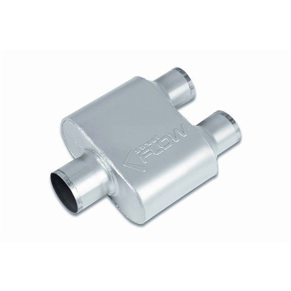 1 CMBR STREET FLOW MUFFLER 3.0 Center Dual Oval 6.5Body