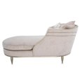 thumbnail image 3 of Michael Amini London Place Chenille Chaise - Parchment/Platinum, 3 of 9