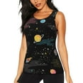 thumbnail image 3 of Goofa Galaxy Printed Womens Workout Tops for Women Sleeveless Yoga Shirts Athletic Running Tank Tops Sleeveless Gym Clothes Workout Apparel-XX-Large, 3 of 9