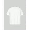 thumbnail image 2 of Boys & Teens' Casual Graphic Print Round Neck Short Sleeve T-Shirt, Summer Top, 2 of 5