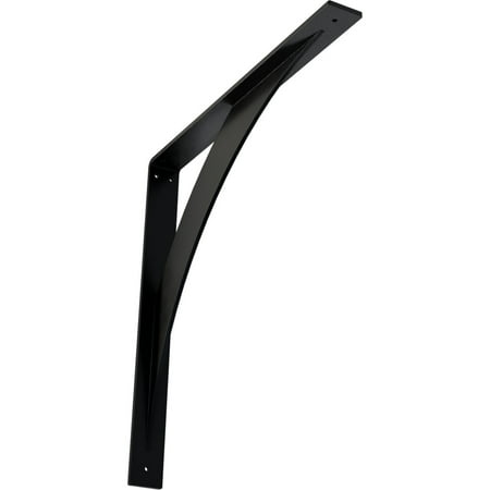 

Ekena Millwork 2 W x 20 D x 20 H Legacy Steel Bracket Powder Coated Black