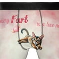 thumbnail image 4 of Every Fart is Love Note Abyssinian Guilty Face Happy Valentine's All Over Print Boxer Briefs Underwear for Men Dad Cat Lover Kitten Owner Gifts - 01016, 4 of 6