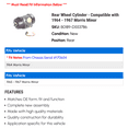 thumbnail image 2 of Rear Wheel Cylinder - Compatible with 1964 - 1967 Morris Minor 1965 1966, 2 of 2
