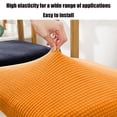 thumbnail image 4 of LKJYER Stretch Seat Covers for Chairs, Waterproof Dining Chair Protector Soft Polar Fleece Seat Cushion Slipcovers, Removable & Washable, Textured Chair Slipcovers Protector for Home, Kitchen, 4 of 6