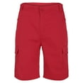 thumbnail image 2 of Pxiakgy mens shorts shorts for men Men's Spring/Summer Shorts Multi Pocket Comfortable Lightweight Casual Fashion Sports Shorts shorts men mens shorts casual Red + 4XL, 2 of 9