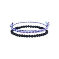 thumbnail image 1 of tredstone 2 Pieces Braided Bohemian Bracelet Anklets Woven Set Cord Bangles Leg Chain Fabric Handcrafted Adjustable for Beach type 1, 1 of 9