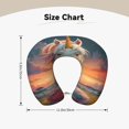 thumbnail image 5 of Disketp Starry Sky Cute Horse Travel Pillow Memory Foam Neck Pillow Support Pillow for Camping, Sleeping Rest Cushion Airplane Pillow, 5 of 8