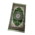 thumbnail image 4 of Luzkey Portable Muslim Prayer Rug Carpet Traditional Multipurpose Fast Drying Polyester for Bedroom Floral Patterns 65x120cm Folable Green, 4 of 8