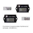 thumbnail image 4 of Jayron JR-HM026A Digital Hour Meter Tachometer, Maintenance Reminder, Maximum RPM Recall, or Pneumatic Equipment, 4 of 5