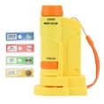 thumbnail image 1 of Microscope de Poche pour Enfants, Microscope à Main Éducatif avec Lumière LED Rotative 180x HD pour Champ pour Étudiants Jaune 2212, 1 of 8