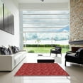 thumbnail image 6 of Ahgly Company Indoor Rectangle Patterned Love Red Area Rugs, 7' x 9', 6 of 6