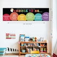 thumbnail image 4 of Koyal Wholesale Classic Rainbow Throw Kindness Growth Mindset Classroom Banner Sign for Teachers, Door, Wall Decor, 2-Pk, 4 of 5