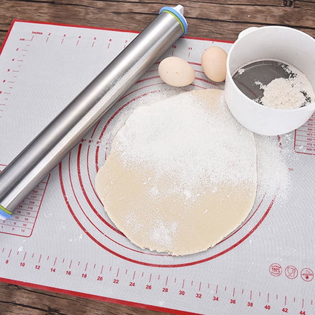 Mobutofu 2Pcs Silicone Kneading Mat Non-stick Kitchen Baking Mat for Restaurant Use and Personal Users