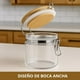 thumbnail image 2 of Set de 2 Mason Jars de Vidrio con Tapa de Bambú 500 ml, Frascos Herméticos para Alimentos, Especias o Cocina, Antifugas, 2 of 7