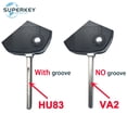 thumbnail image 5 of For Peugeot 208 2008 301 308 508 5008 Citroen C-Elysee C4-Cactus Hella Flip Remote Folding Car Key HU83 VA2 433 MHZ 46 Chip, 5 of 7