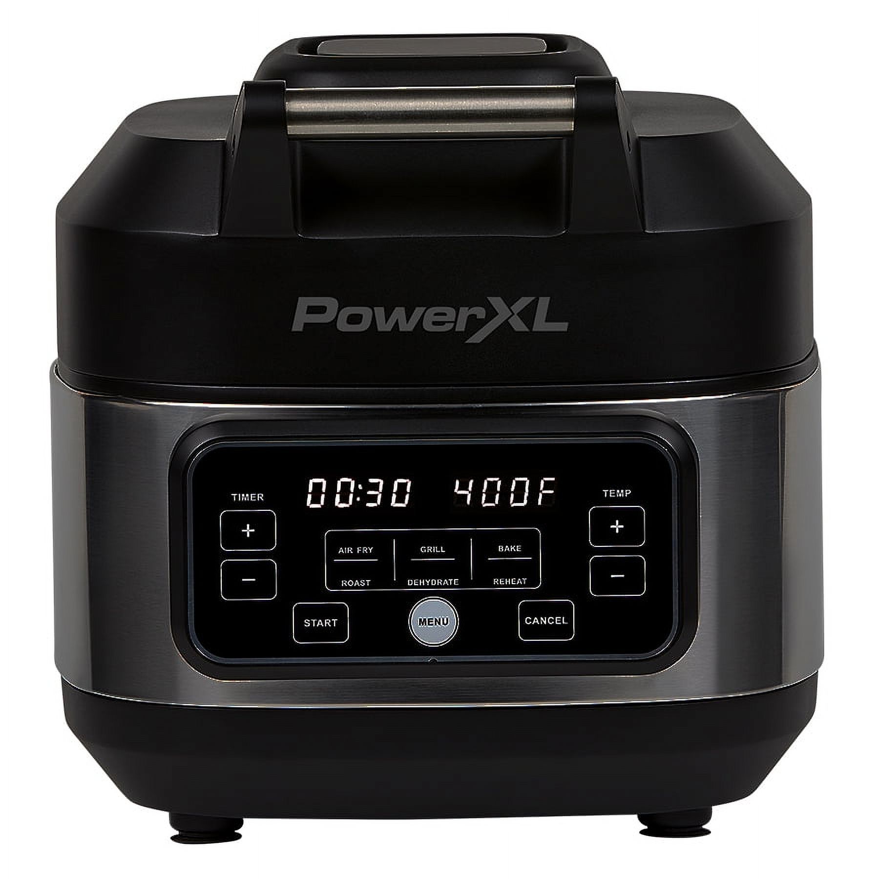 PowerXL Grill Air Fryer Home, Black, 5.5 Quart - image 2 of 7