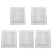 CRAFTHROU 5Pcs Transparent Window Material Small Boxes and Candy Packaging