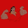 thumbnail image 2 of Boy's Beauty and the Beast Distressed Gaston Flex Graphic Tee Red Large, 2 of 4