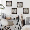 thumbnail image 4 of Canvas Wall Art For Bedroom Wall Decor For Living Room Black And White Abstract Paintings Modern 4 Piece Framed Retro Pattern Canvas Art Bathroom Prints Ready To Hang Pictures For Home Decorations, 4 of 6