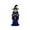 E001- Clear (Black Lid), variant on Seasonal Home Decor, Halloween Witch Figurine Reading Spell Book, Witch Halloween Decorations for Home, Sculptures Home Decor Quirky Accent, 5.5X3.1X2.7 Inch Tabletop Resin Witch