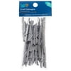 Hello Hobby Silver Small Clothespins, 25 Count
