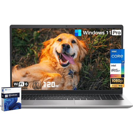Dell Inspiron-3530 15.6"-FHD Business Laptop - Intel Core i7-1355U Processor, Win 11 Pro & Office Pro Lifetime, Wi-Fi 6, Backlit Keyboard(32GB RAM|1TB SSD)