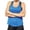 Blue, variant on Workout Tank Tops Woman Scoop Neck Racerback Quick Drying Sleeveless Shirt Athletic Yoga Gym Tanks Summer Outfits