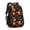 Basketball and Hoop, variant on Basketball and Cap Black Pattern Backpack for School, Cute School Bag with Adjustable Shoulder Straps and Padded Back, 16.9"x12.6"x5.9"
