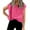 Rose red, variant on Women Cap Sleeve Casual Basic Crewneck Crop Tank Top with Pockets