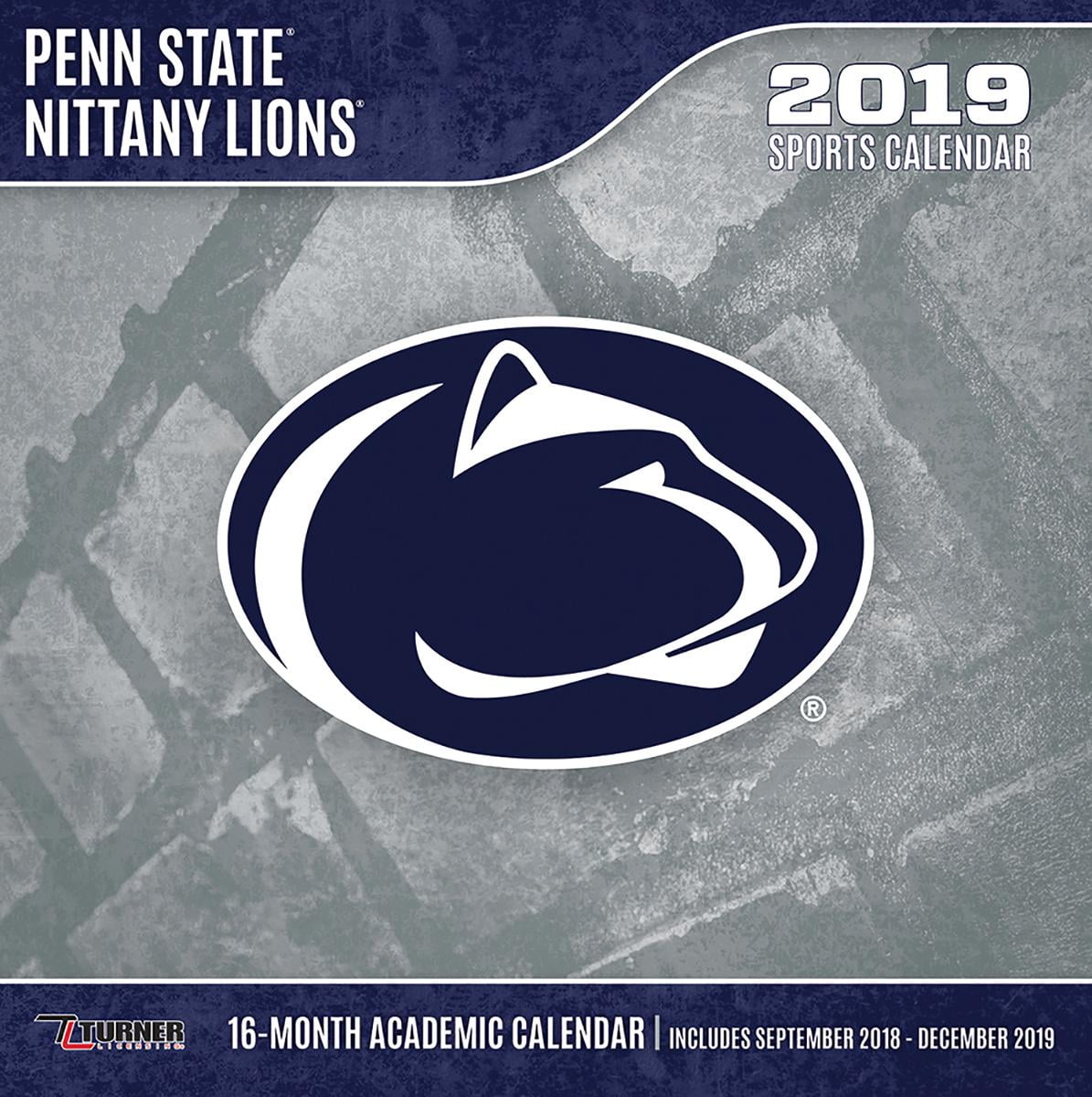 Penn State Nittany Lions 2019 12x12 Team Wall Calendar (Other) - Walmart.com penn-state-nittany-lions-2019-12x12-team-wall-calendar-other-walmart-com
