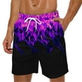 thumbnail image 3 of CHENge Plus Size Beach Shorts Men Breathable Floral Swim Trunks Quick Dry Surf Board Shorts with Pockets Stretch Fabric Summer Swimwear, 3 of 4
