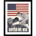 thumbnail image 2 of Art.com United We Win, US Propaganda Poster Giclee Print, Black Frame Wall Art, 32" x 40", 2 of 5