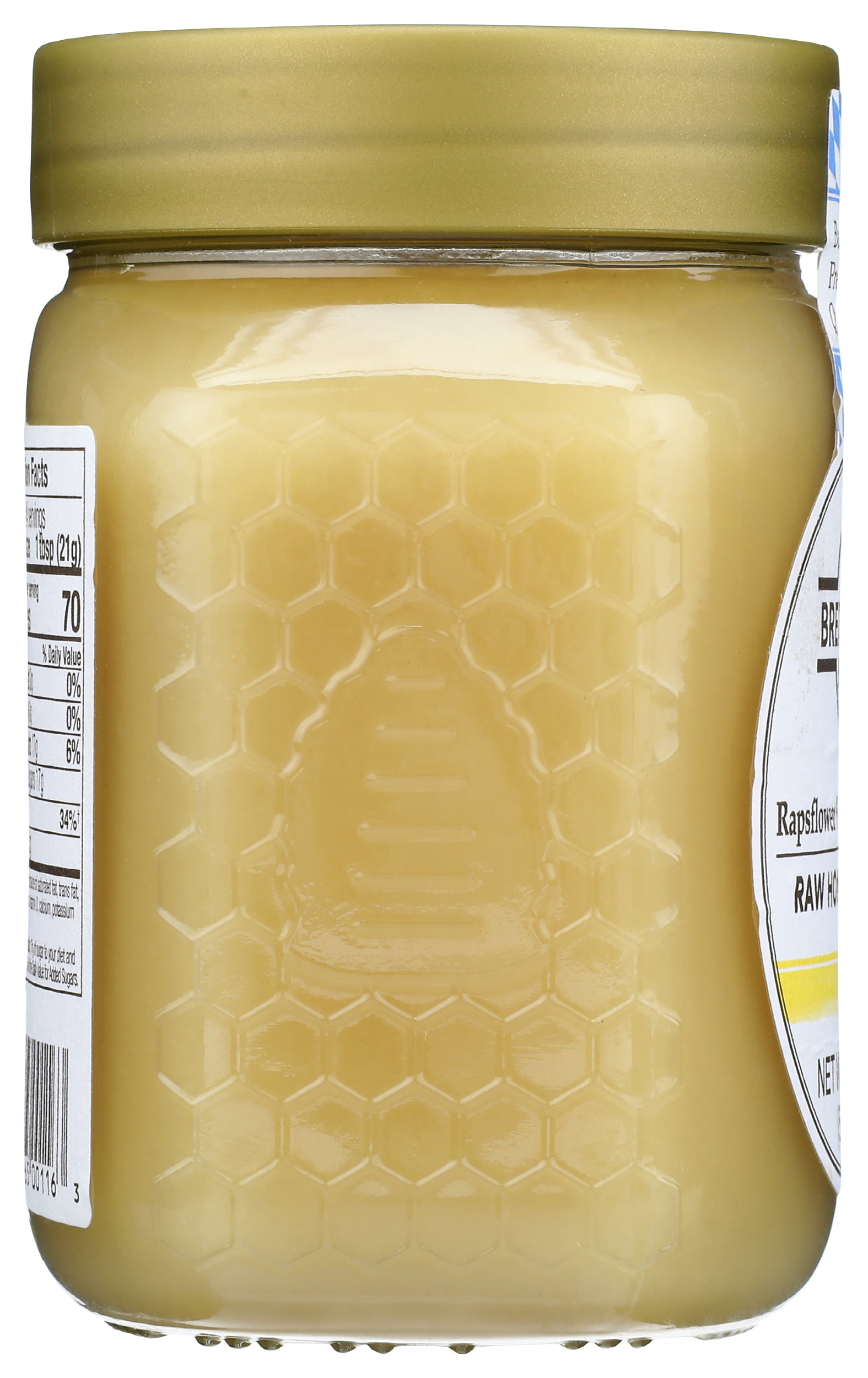Pack of 6, Breitsamer Honig Rapsflower Blossom Raw Honey, 17.6 oz