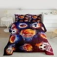 thumbnail image 2 of Homewish Football Soccer Basketball 2pcs Bedding Comforter Set For Teens,Sport Theme Twin Comforter Sets,Ball Game Breathable Bedding Set,Luxury Bedroom Decor,Reversible, 2 of 8