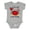 AC-Heather Grey, variant on Too Cute Crab Boys or Girls Baby Bodysuit