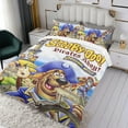 thumbnail image 3 of Scooby-Doo Piratas Conjunto de sábanas temático, trío de piezas, cómodo y amigable con la piel, diseño único, regalo de decoración para el hogar para familiares, amigos y fans,140cm *210cm, 3 of 6