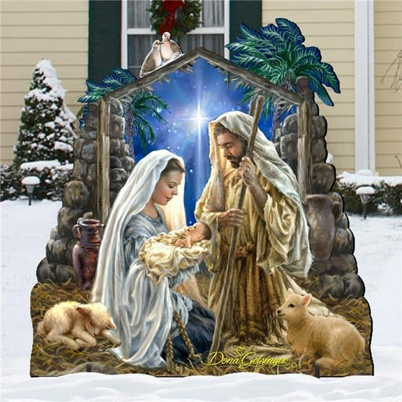 Glory to God Nativity 32' and 48' Tall Outdoor Decor by D. Gelsinger - Nativity Holiday Decor
