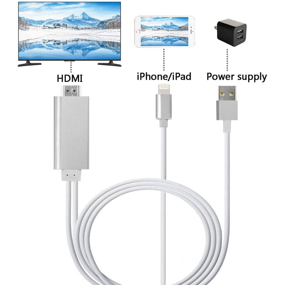 Phone to HDMI Cable, Mirroring Phone Screen to TV/Projector/Monitor