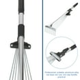 thumbnail image 2 of MasteelfCA Retractable Leaf Rake Practical Steel Wire Cleaning Garden Tools for Deciduous Grass Weed Cleaner 9 Teeth, 2 of 8