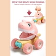 thumbnail image 3 of Coche corredizo de juguete HUOGUO Dinosaur Shark para niños de 2 a 5 años, 3 of 5