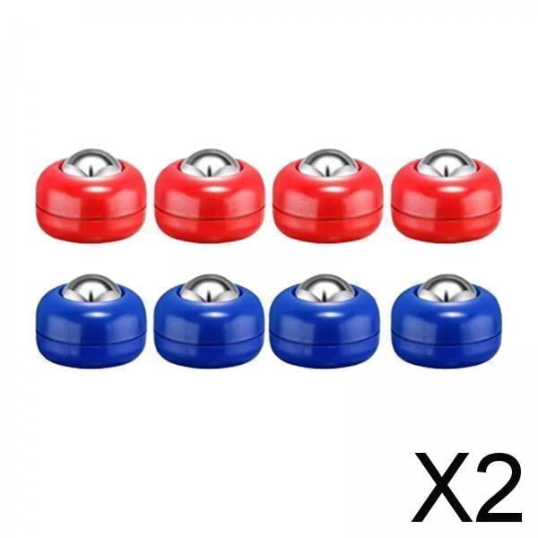 2x 8 Piezas de Discos de , Discos Deslizantes de Mesa, Cuentas Rodantes, Reemplazo de Discos de Juegos de de 25 Mm 2 piezas