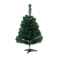 thumbnail image 2 of 2FT Artificial Christmas Tree Green Mini Tabletop Christmas Pine Tree with Plastic Stand Small Xmas Tree for Indoor Outdoor Holiday Home Decoration, 2 of 7