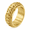 Gold, variant on Men Dragon Scale Spinner Ring in Stainless Steel, 8mm Rotating Band with Overlapping Plates, US Sizes 7-12, Fantasy Style for Concert Wear and Birthday Gifts
