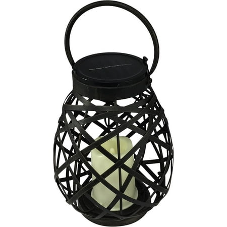 

Metal Rattan Solar Lantern LED Candle