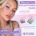 thumbnail image 2 of Kit de extensiones Eyelash Clusters wtvane Wispy Natural 144 piezas, 2 of 7